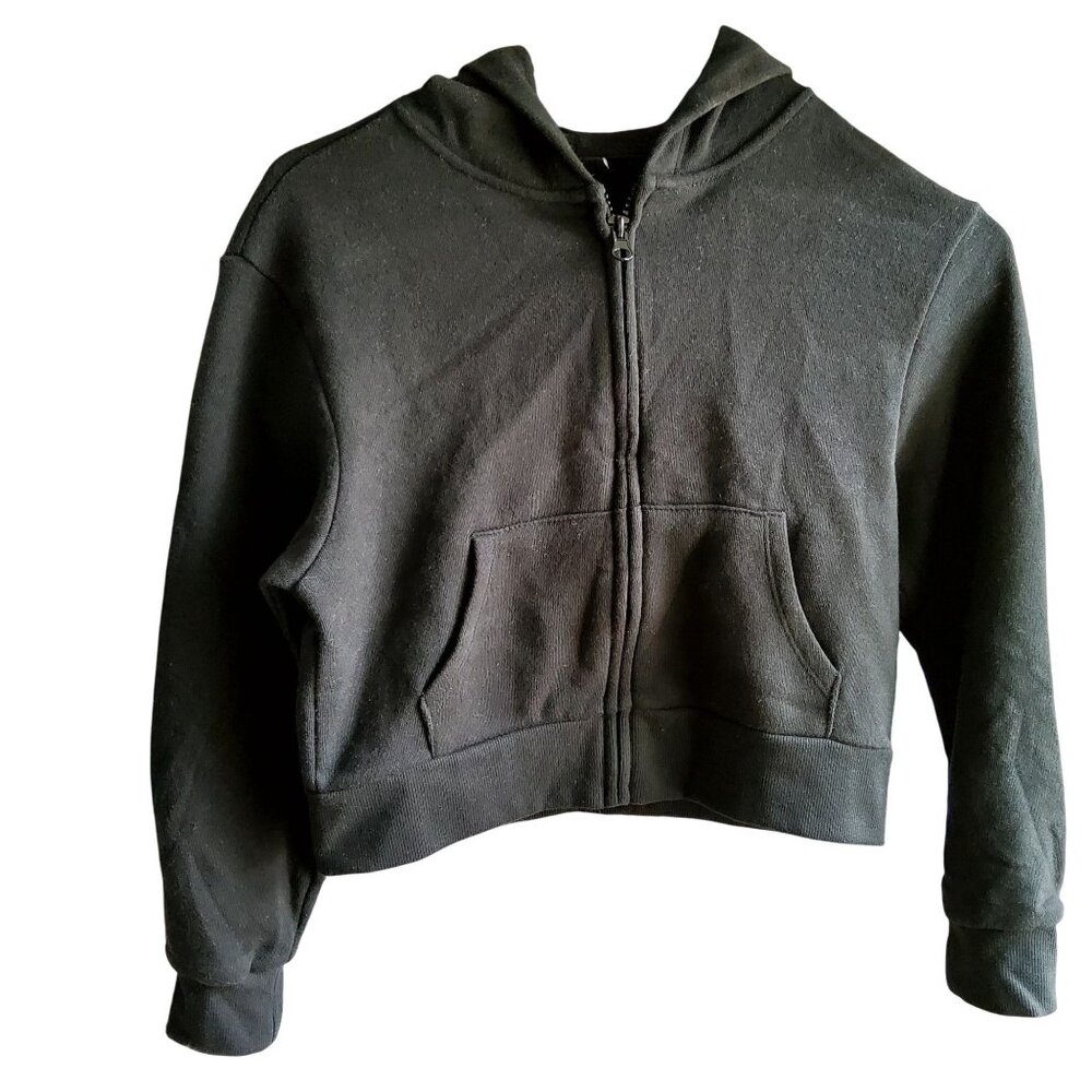 Art Class Black  Front zipper closure   Hooded Sweatshirt Medium By Art Class